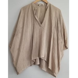 Upcycled! Helmut Lang silk tunic popover top